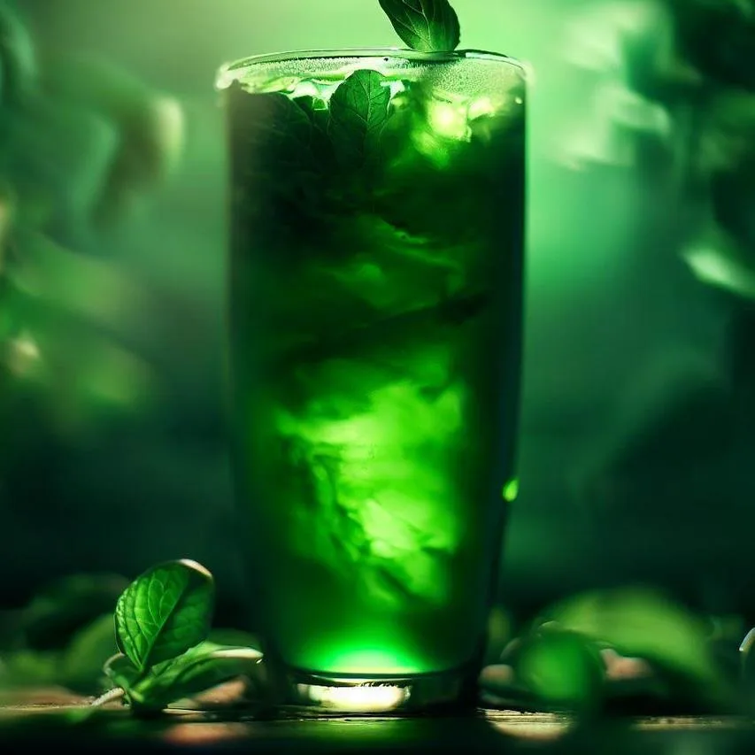 Zöld ital: frissesség és vitalitás