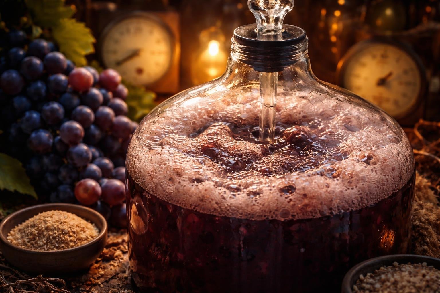 Az erjesztés folyamata és must forrása figyelmet igényel