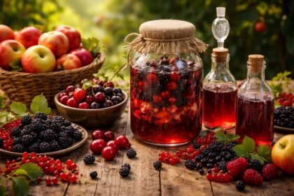 Házi gyümölcsbor készítés recept és ötletek, természetes összetevőkkel és módszerekkel.