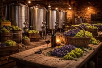 Az újbor készítésének lépései pincei tevékenységek naptárával